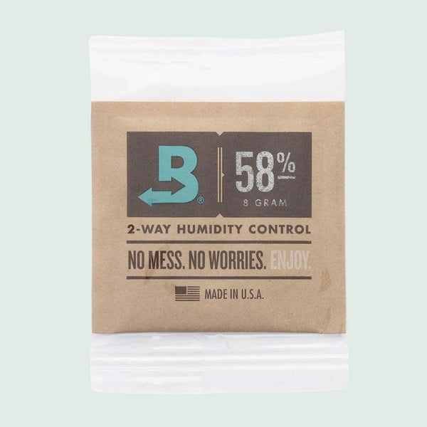 Boveda 62 % oder 58 % RH 8 Gr. Humidity Packs | Regulierung der Feuchtigkeit