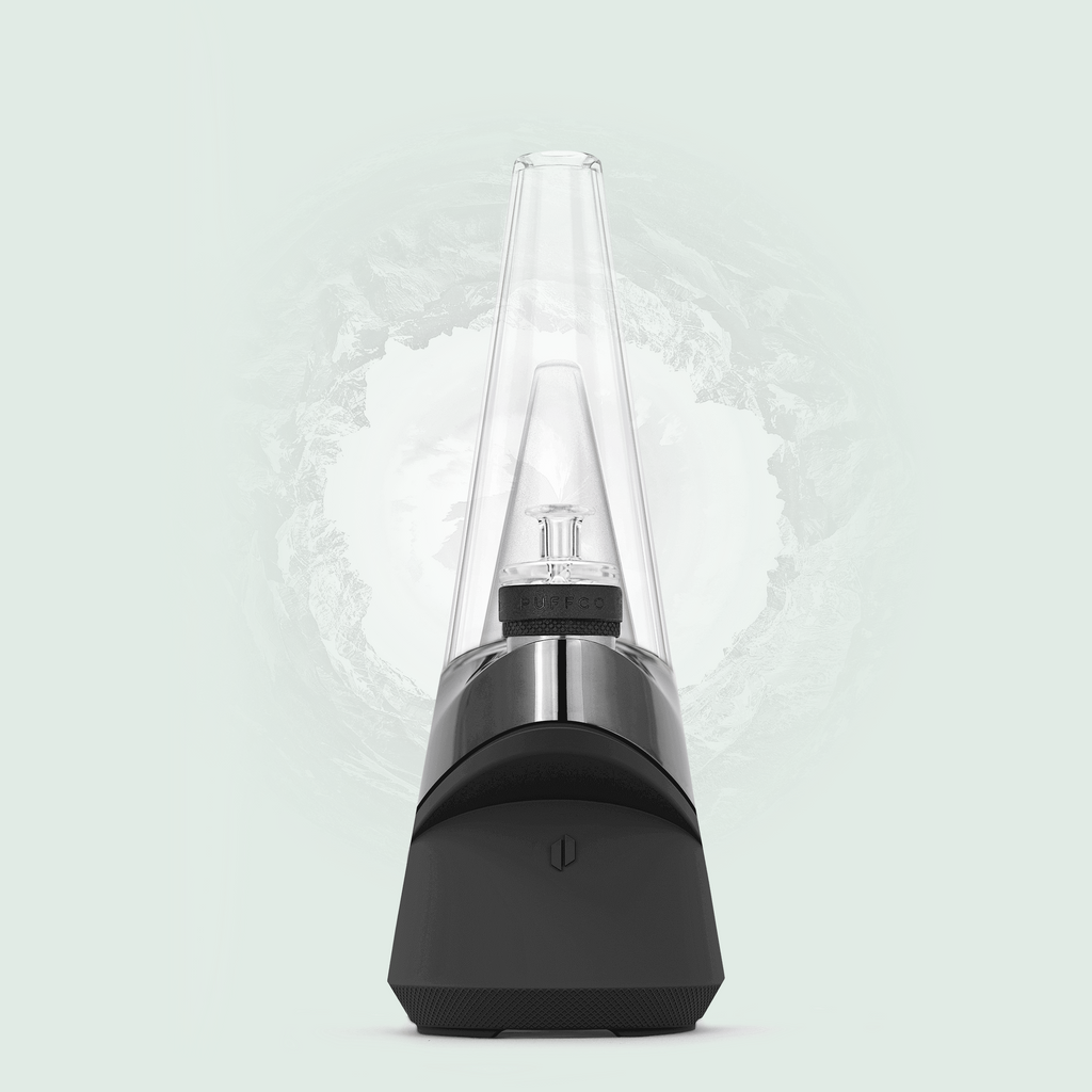 The Peak Black by PUFFCO: Vaporizer made of hand-blown borosilicate glass